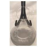 9 pc set Glass Plates