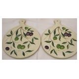2 pc Sur La Table Plate / Trivets
