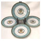 4 pc set Pfaltzgraff Art of the Ages Plates