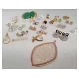 Lot of Assorted Earrings & More