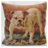 Bull Dog Throw Pillow