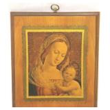 Religious Wood Plaque