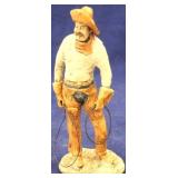 Art Pottery Cowboy Statue