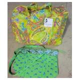 Large Duffel bag by Buckhead Betties & purse