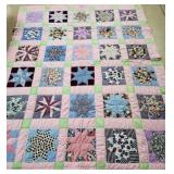 Handmade Quilt w/ star pattern