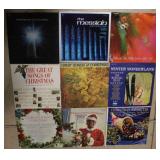 Vintage group Christmas record albums