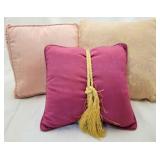 Lot of 3 Throw Pillows