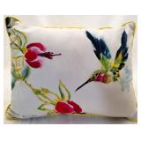 Hummingbird Throw Pillow