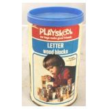 PlaySkool Wood blocks in box