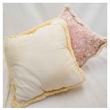 Lot of 2 Throw Pillows