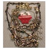 Lot of costume jewelry