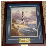 Cape Hatteras Postal Stamp Series print