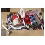 Box Lot of Assorted Items-Christmas & More