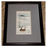 P. Buckley Moss Snow Visitors Print- signed