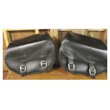 Harley Davidson Detachable Leather Saddle Bags
