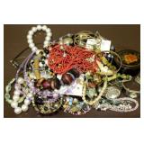 Lot of assorted costume jewelry