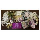 Lot of assorted costume jewelry