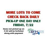 LOTS BEING ADDED DAILY - BE SURE TO CHECK BACK