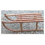 Wood Sleigh - 32 x 11 x 9