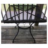 Metal outdoor table