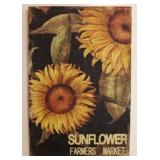 Canvas Sunflower Print