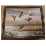 Marsh Oil on canvas signed
