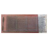Metal grill rack