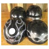 Lot of 4 Motorcycle Helmets - sze small/med