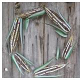 Metal Decorative Corn Wreath - 22" round