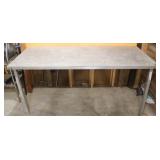 Metal Table - 30 x 73 x 35