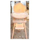 Vintage Wooden Highchair