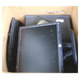 Box Lot of Computer Monitor & Tower