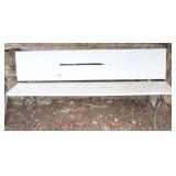 Wood Bench - 32.5 x 72 x 14.5
