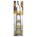 4-Tier Metal Shelf Stand