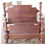 Wood Bed - Twin Size - no rails