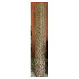 Roll of metal fence