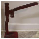 Antique metal press