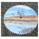 Hand Painted Sawblade - 27" round