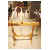 Hand Crafted Quilt Frame w/ Roller & Pole