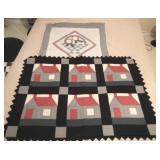 2 Handmade Quilted Wall Hangings