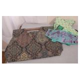 Lot of purse, fanny pack, and apron