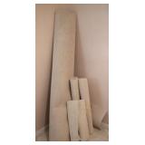 Lot of Carpet pieces - assorted sizes - beige