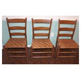 Lot of 3 matching chairs