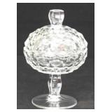 Fostoria American Compote w/ lid Candy/Nuts Dish