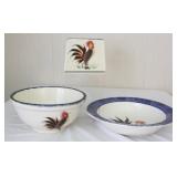 Emerson Creek Pottery Rooster - 3pcs
