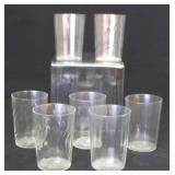 7pc Glass Set - 4" tall