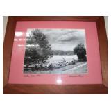 Photograph in handmade frame