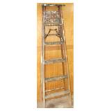 6 foot Wooden ladder
