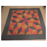 Handmade Quilted Wall Hanging - 37 x 27