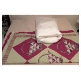 Unfinished Quilt Top w/ batting (144 x 90)